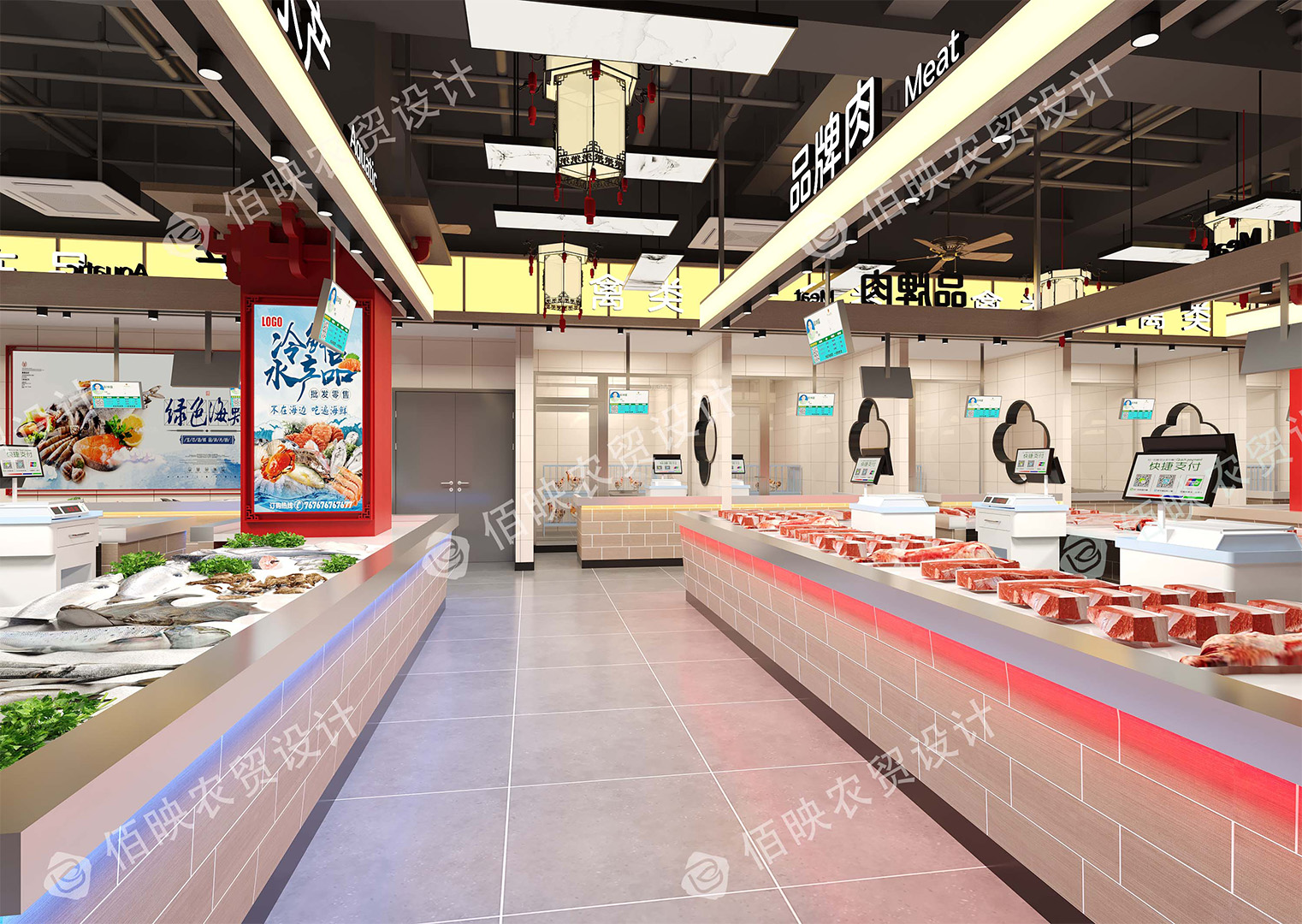 智慧農(nóng)貿(mào)市場設(shè)計(jì)如何使城市煥發(fā)活力？