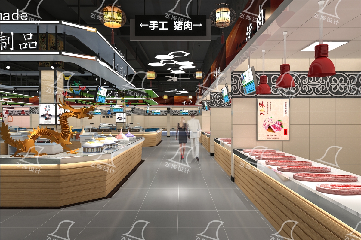 菜市場改造設(shè)計:水產(chǎn)區(qū)域的精細化升級